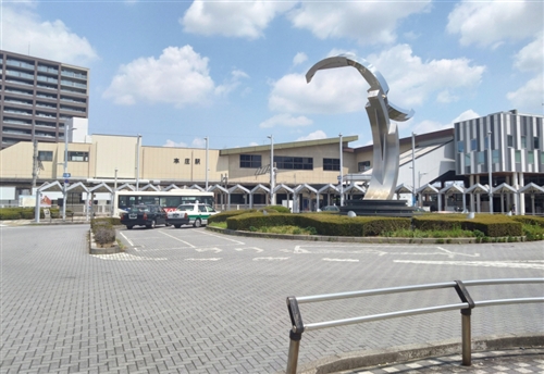 本庄駅前の繁華街