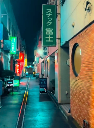 佐久駅周辺の飲み屋街　中込商店街